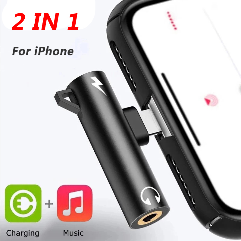 Music Audio Pro - 2 In1 アダプタスプリッタ iPhone 14 13