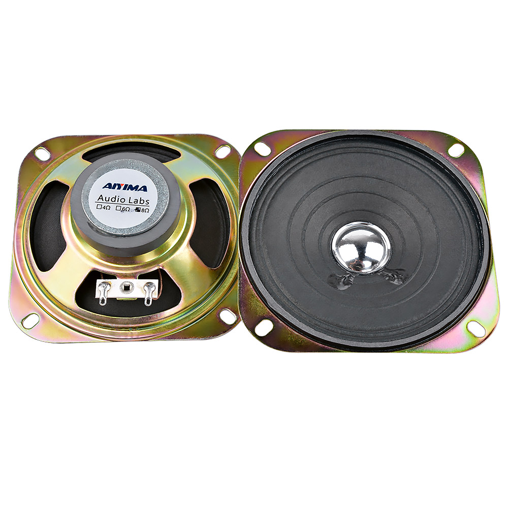 AIYIMA 2 個 4 インチポータブルオーディオスピーカ - Audio Music Generator のレビューと価格