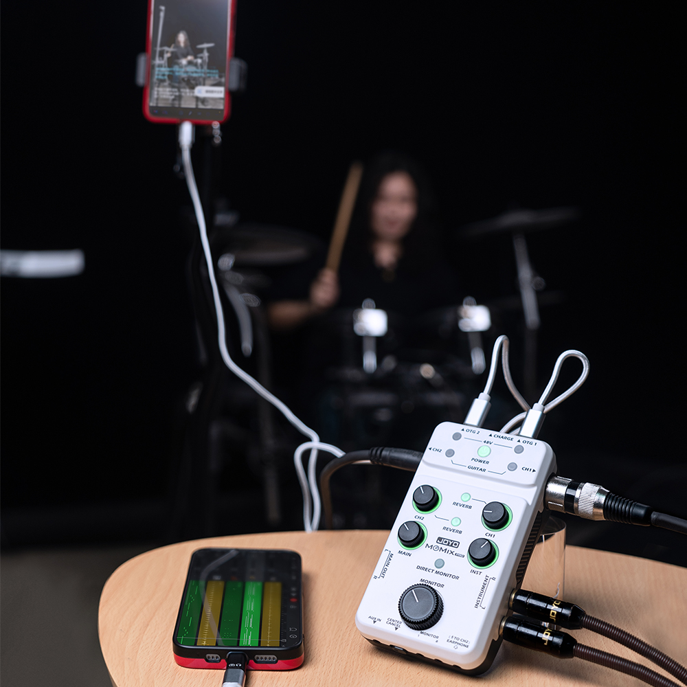 JOYO オーディオミキサー MOMIX PRO マイク、ギ - Music Audio Pro のレビューと価格