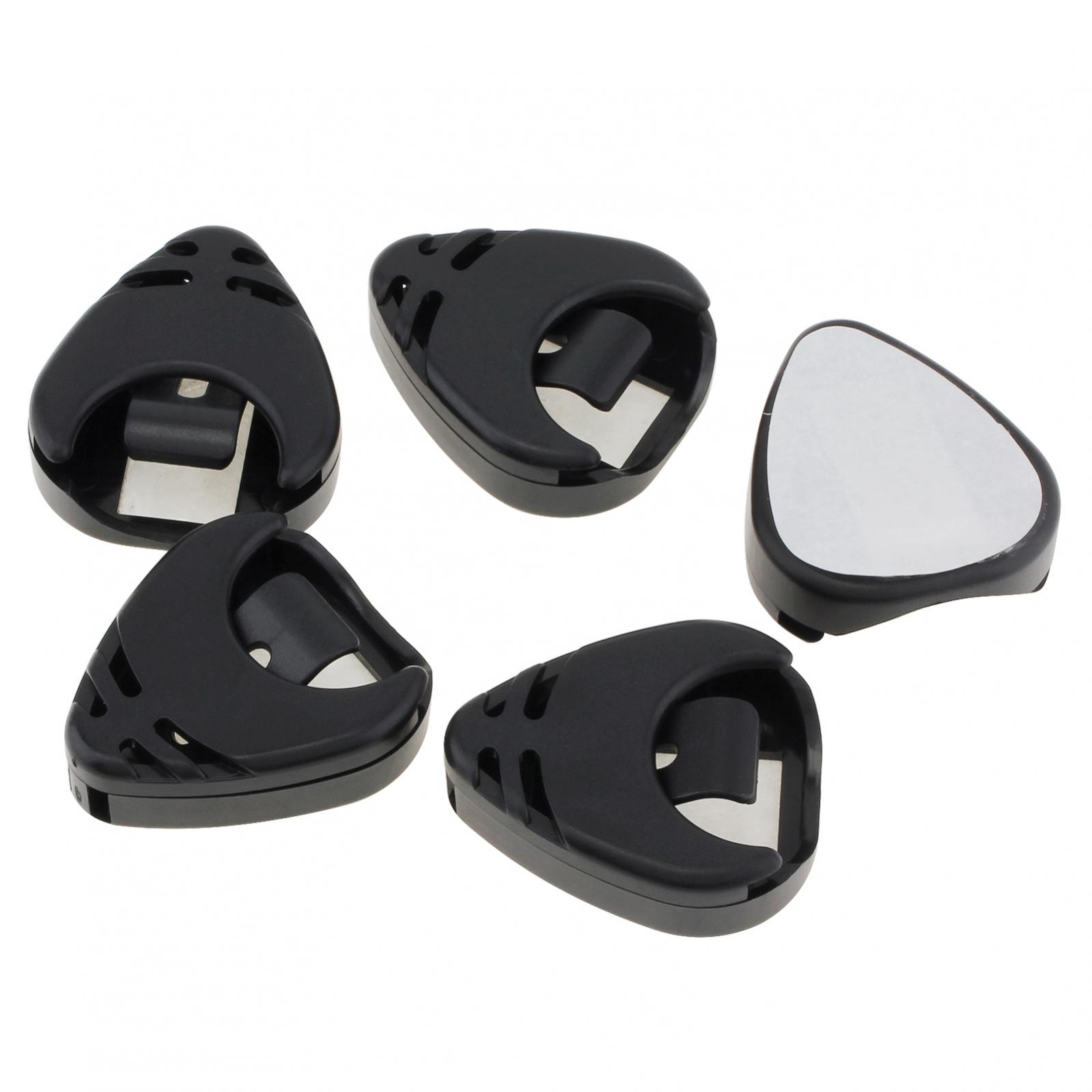 5 個ギターピックホルダープラスチックスティックオンギターピ - Electric Guitar Pick Pack のレビューと価格