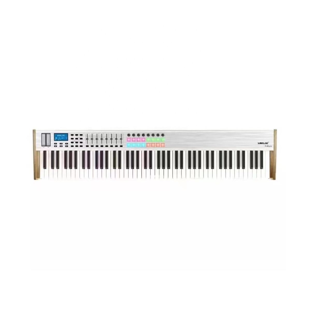Worlde Pro 88鍵MIDIキーボードコントローラー - Music Audio Pro のレビューと価格
