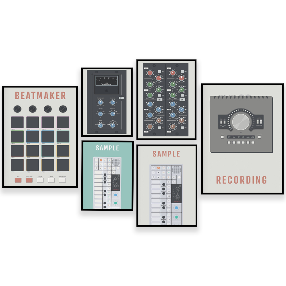 音楽プロデューサー ポスター、SSL イコライザー、レコーデ - Audio Music File のレビューと価格