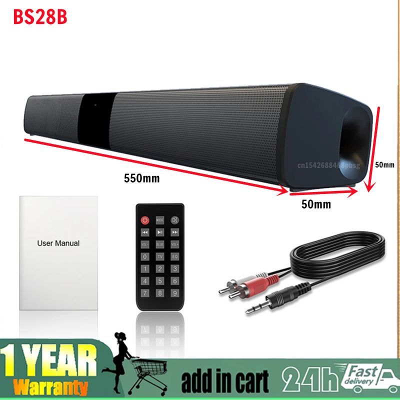 40 ワットワイヤレス Bluetooth サウンドバーステ - Audio Music Visualizer のレビューと価格