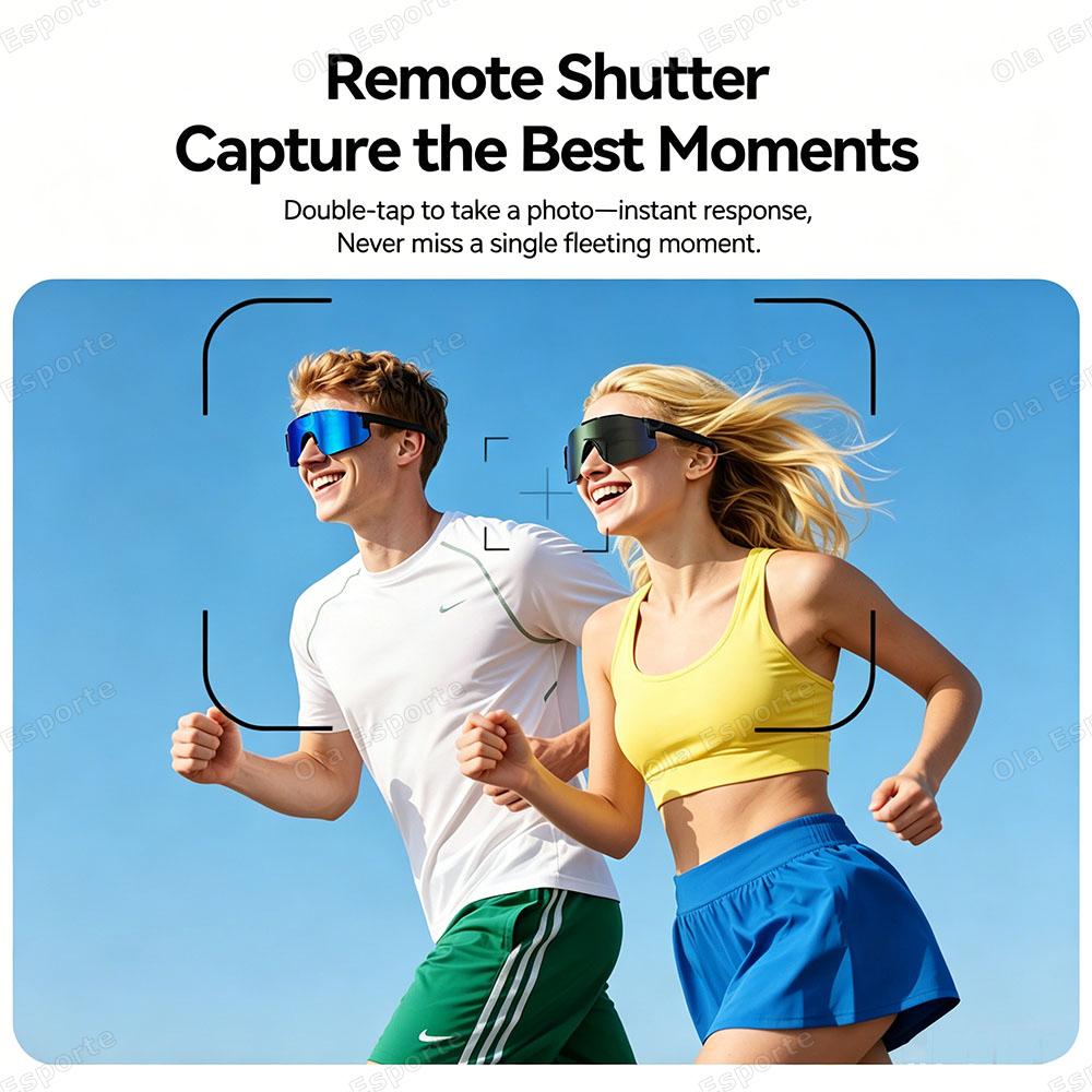 サイクリングスマートグラスカメラ Bluetooth 通話手 - Audio Music To Video のレビューと価格