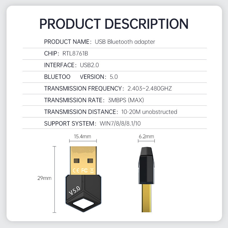 USB Bluetooth アダプター 5.0 オーディオレ - Audio Music File のレビューと価格