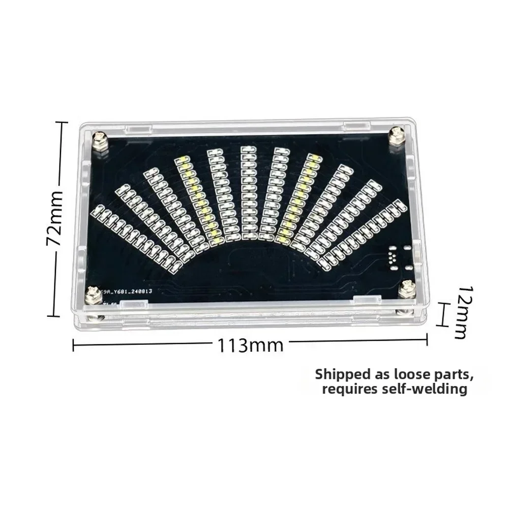 DIY LED 音楽スペクトル表示キット、オーディオビジュア - Audio Music Visualizer のレビューと価格