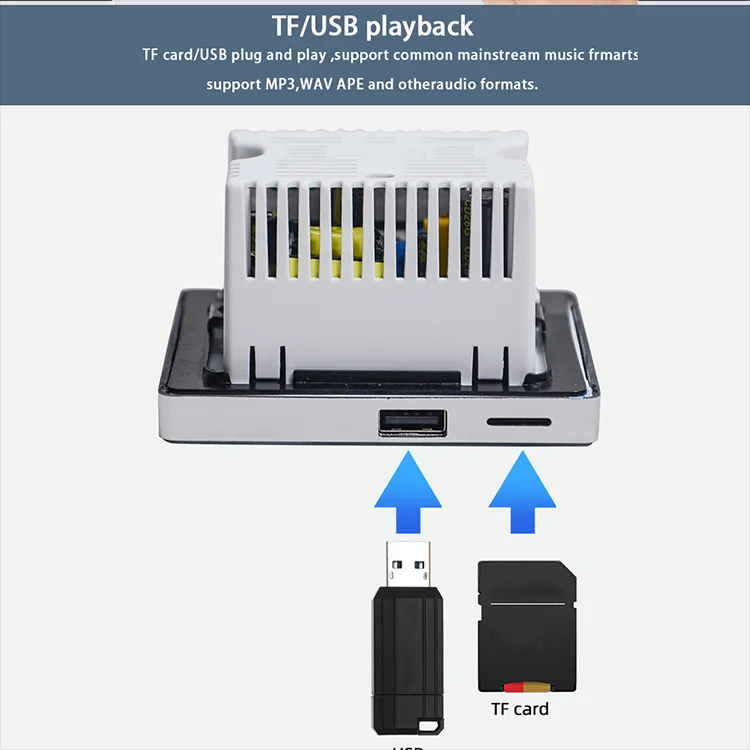Bluetoothワイヤレスウォールアンプ,ホームシアター, - Audio Music Generator のレビューと価格