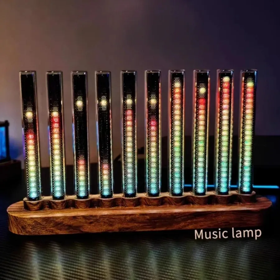 RGBピックアップライト,LEDディスプレイ,サウンドレベル - Audio Music Visualizer のレビューと価格