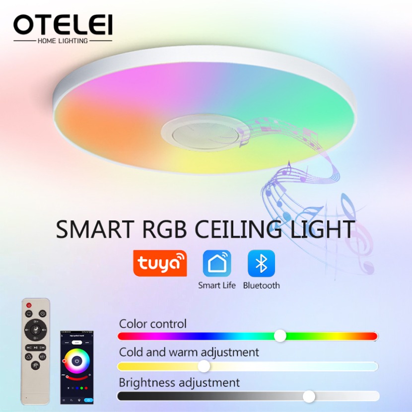 TUYA スマート音楽シーリングライト LED RGB リモ - Audio Music Apps のレビューと価格