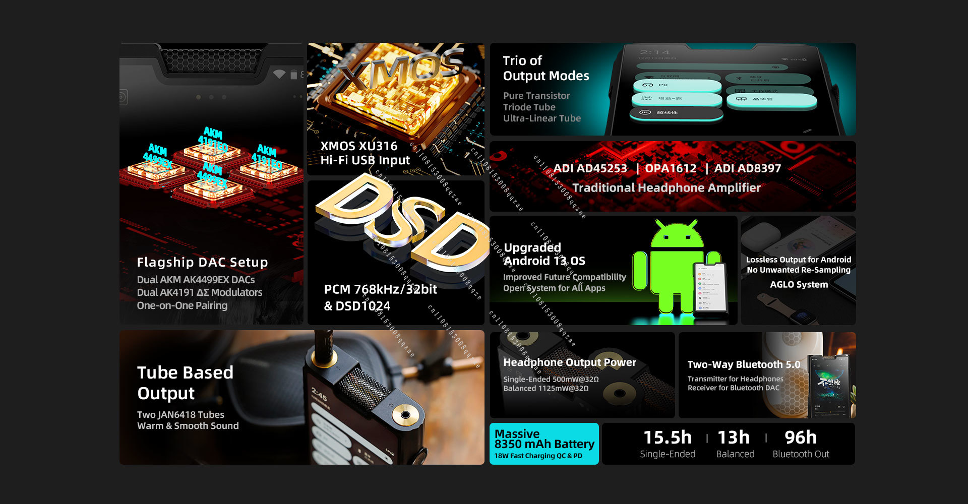 M8T フラッグシップチューブ Android ポータブル  - Audio Player With Youtube Music のレビューと価格
