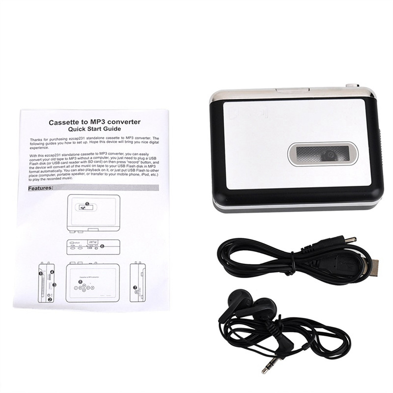Ezcap 231 USBカセット音楽プレーヤーからmp3へ - Audio Music File のレビューと価格