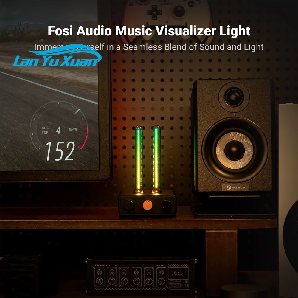Fosi Audio AH-01A ミュージックビジュアライ - Audio Music Visualizer のレビューと価格