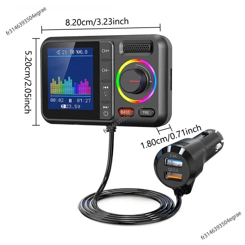 車載ワイヤレスオーディオアダプター、QC3.0 AUXユニッ - Audio Music File のレビューと価格