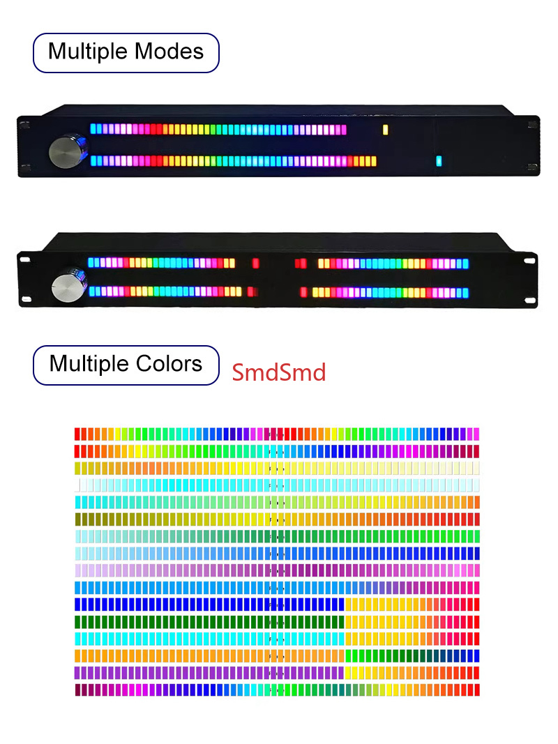 128ライトLEDミュージックスペクトラムディスプレイLED - Audio Music Visualizer のレビューと価格